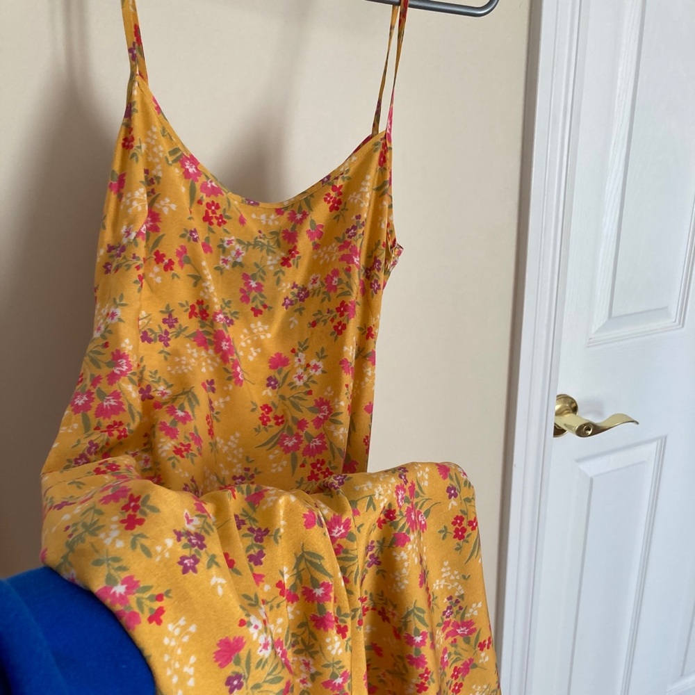 Marit Ilson Golden yellow Sundress with Spaghetti Straps